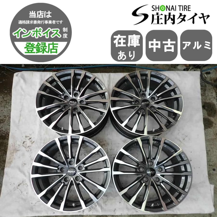 4本SET 会社宛 送料無料 17×7.5J MAK MFF アルミ 5穴 PCD 112mm +48