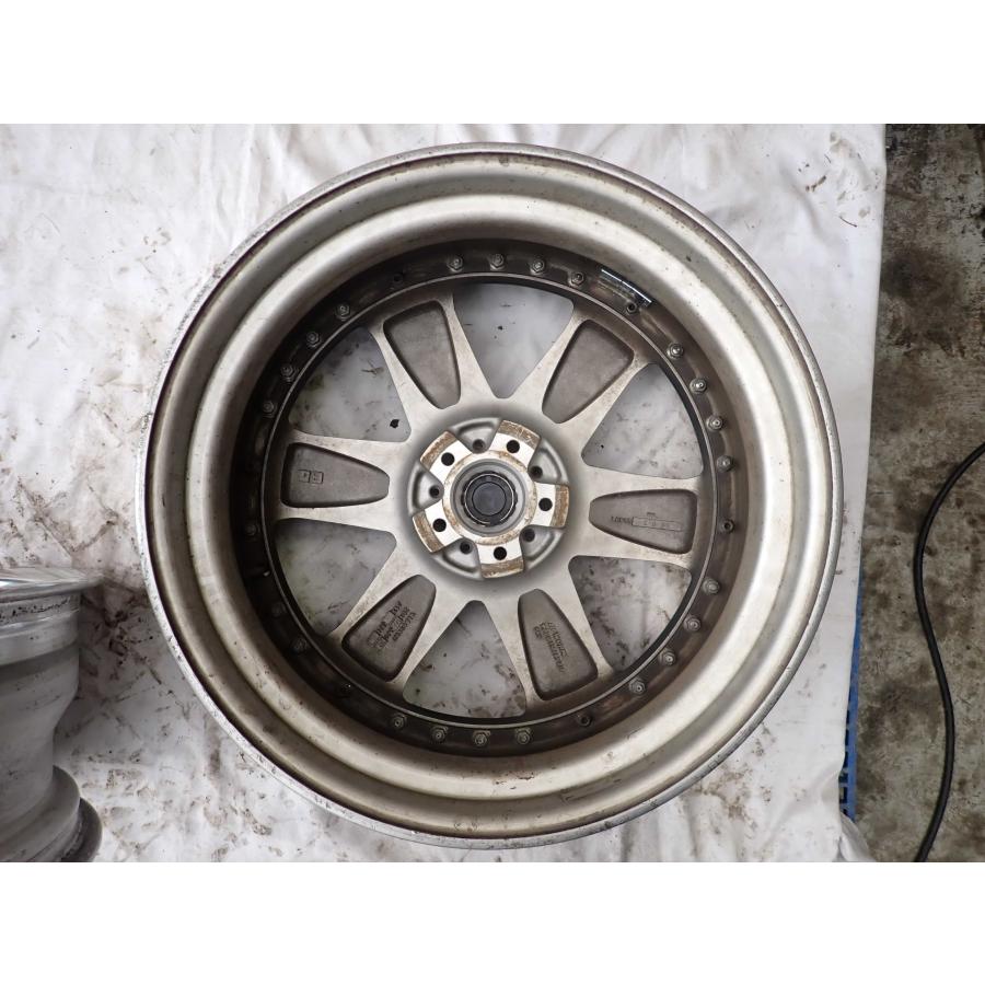4本SET 会社宛 送料無料 20×8.5J 9.5J WORK LS606 アルミ 5穴 PCD