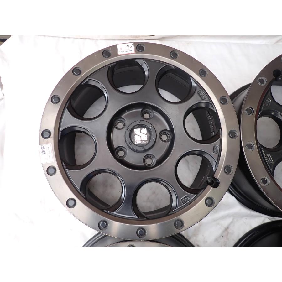 4本SET 会社宛 送料無料 17×7.5J XTREME-J XJ03 アルミ 5穴 PCD