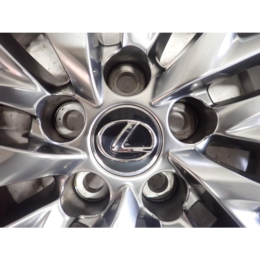 4本SET 会社宛 送料無料 19×8J レクサス LS500 LS500ｈ 純正 ハイグロス アルミ 5穴 PCD 120mm +25 ハブ径60mm 店頭交換OK 特価 NO,W2059の画像