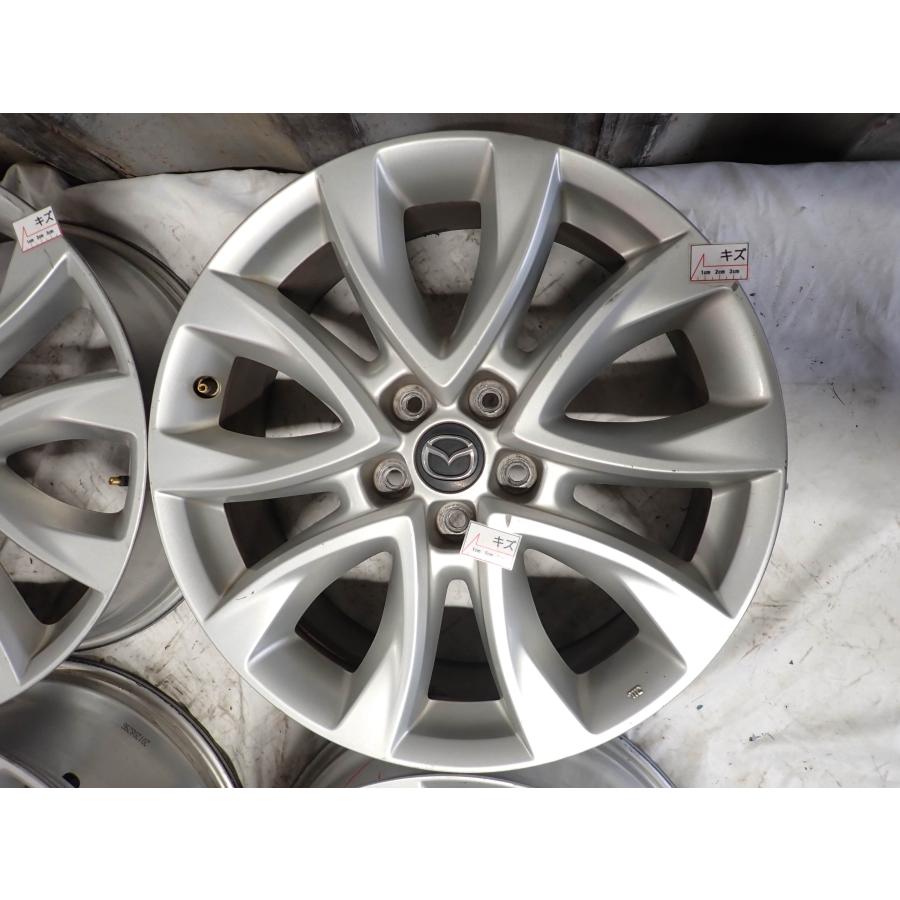 4本SET 会社宛 送料無料 19×7J マツダ CX-5 純正アルミ 5穴 PCD 114.3