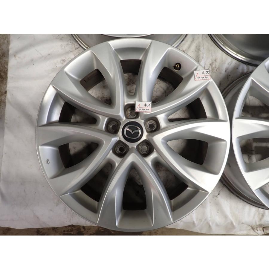 4本SET 会社宛 送料無料 19×7J マツダ CX-5 純正アルミ 5穴 PCD 114.3