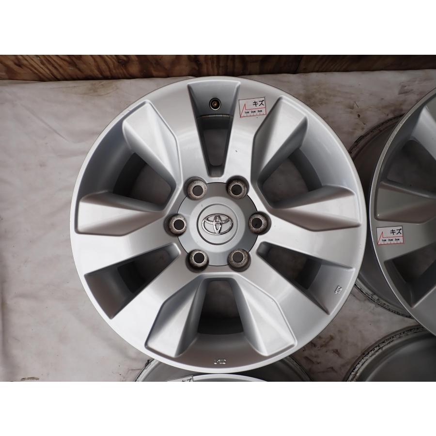 4本 会社宛 送料無料 17×7.5J トヨタ ハイラックス GUN125 純正 アルミ