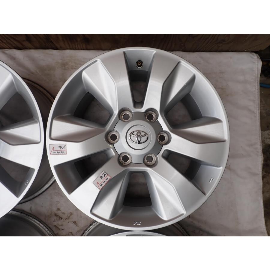 4本 会社宛 送料無料 17×7.5J トヨタ ハイラックス GUN125 純正 アルミ