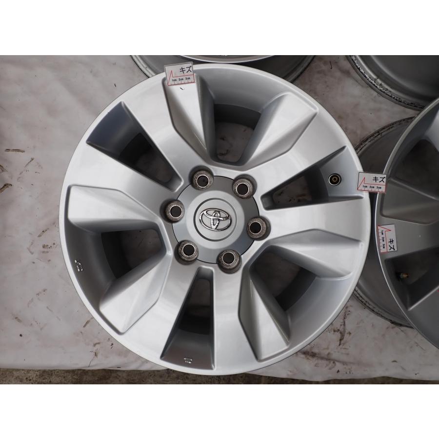 4本 会社宛 送料無料 17×7.5J トヨタ ハイラックス GUN125 純正 アルミ