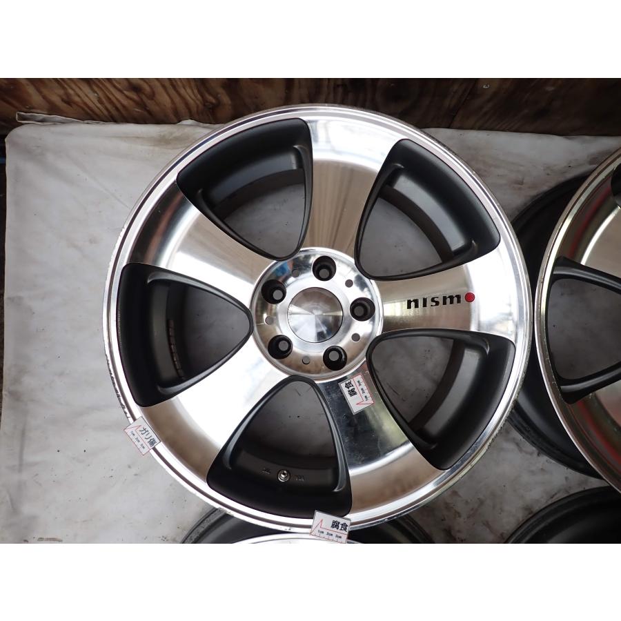 4本 会社宛 送料無料 18×7.5J RAYS NISMO LM-X5 アルミ 5穴 PCD 114.3 