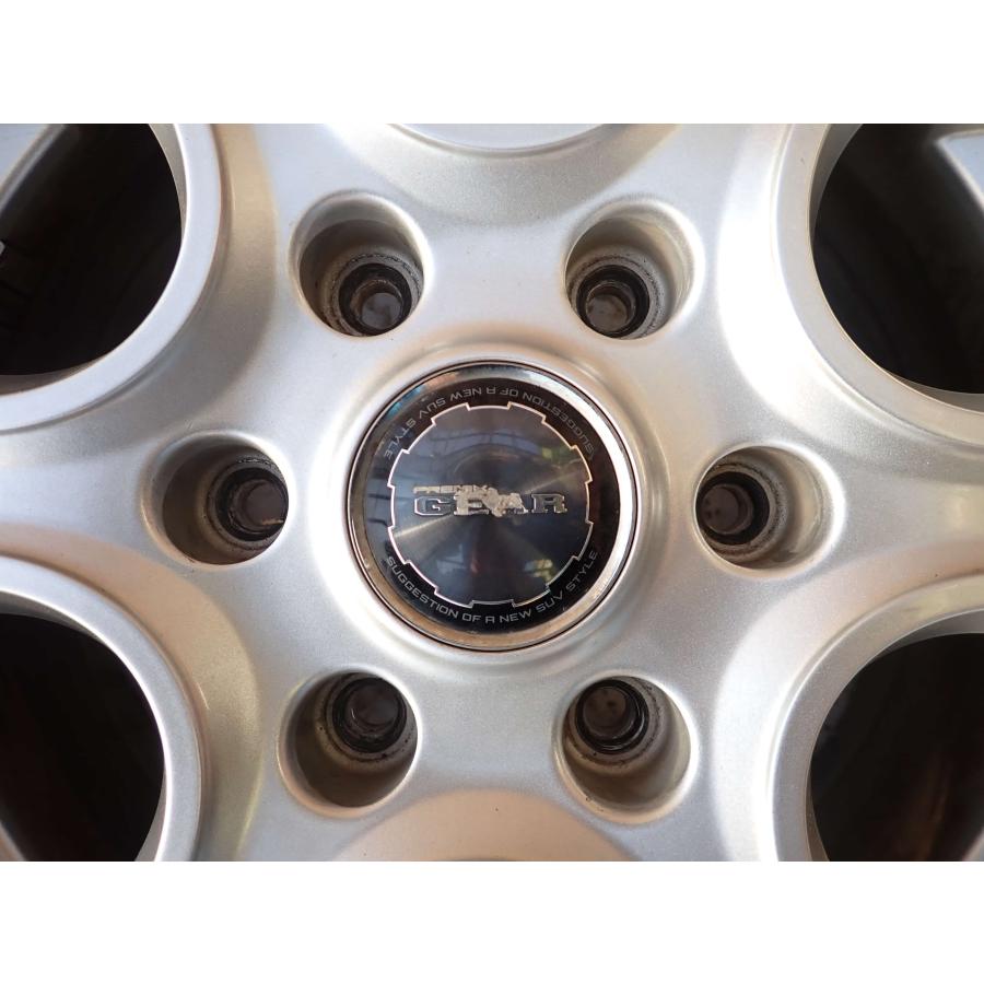 4本 会社宛 送料無料 15×6J 4×4 デザイン アルミ 6穴 PCD 139.7mm +33