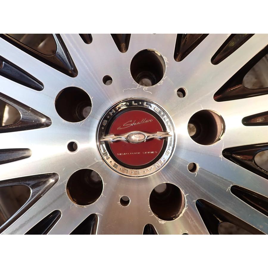 4本SET 会社宛送料無料 19×7J AME シャレン XS-20 アルミ 5穴 PCD