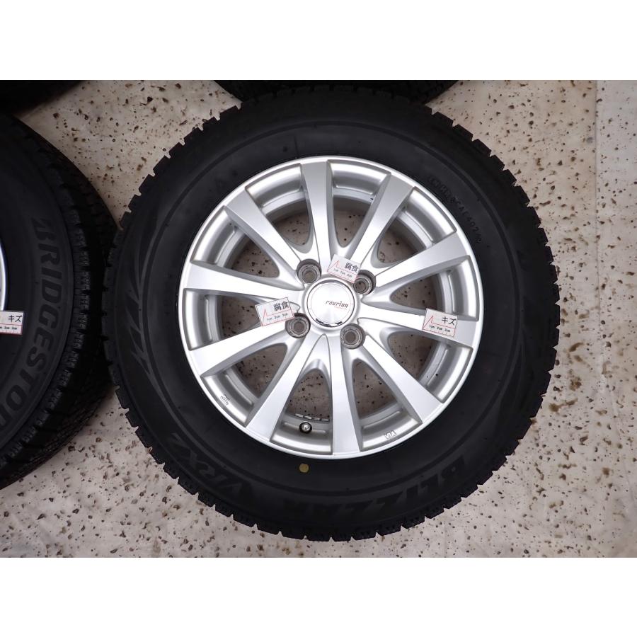 マッドテレーン 冬4本SET 会社宛 送料無料 175/70R14×5.5J 84Q ブリヂストン ブリザック VRX2 2024年製 アルミ ...