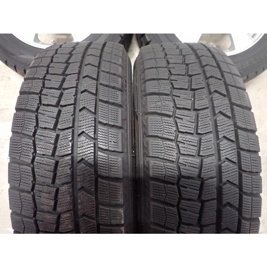 冬4本SET 会社宛送料無料 195/65R15×6J 91Q ダンロップ WINTER MAXX WM02 2023年製 アルミ ノア ヴォクシー ステップワゴン 特価 NO,W2351の画像