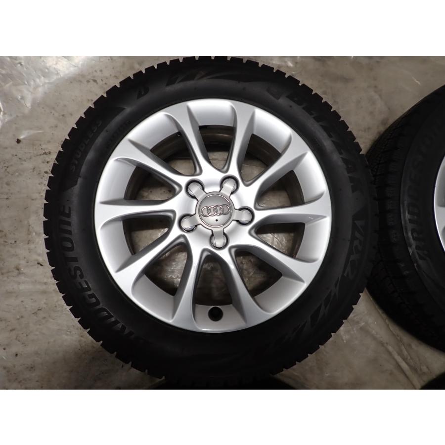冬4本SET 会社宛 送料無料 205/55R16×6.5J 91Q ブリヂストン ブリザック VRX2 2021年製 アウディ純正 アルミ A3 店頭交換OK 特価 NO,W2359の画像