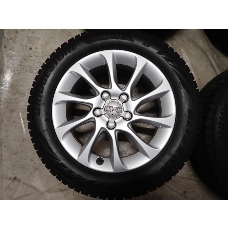 冬4本SET 会社宛 送料無料 205/55R16×6.5J 91Q ブリヂストン ブリザック VRX2 2021年製 アウディ純正 アルミ A3 店頭交換OK 特価 NO,W2359の画像