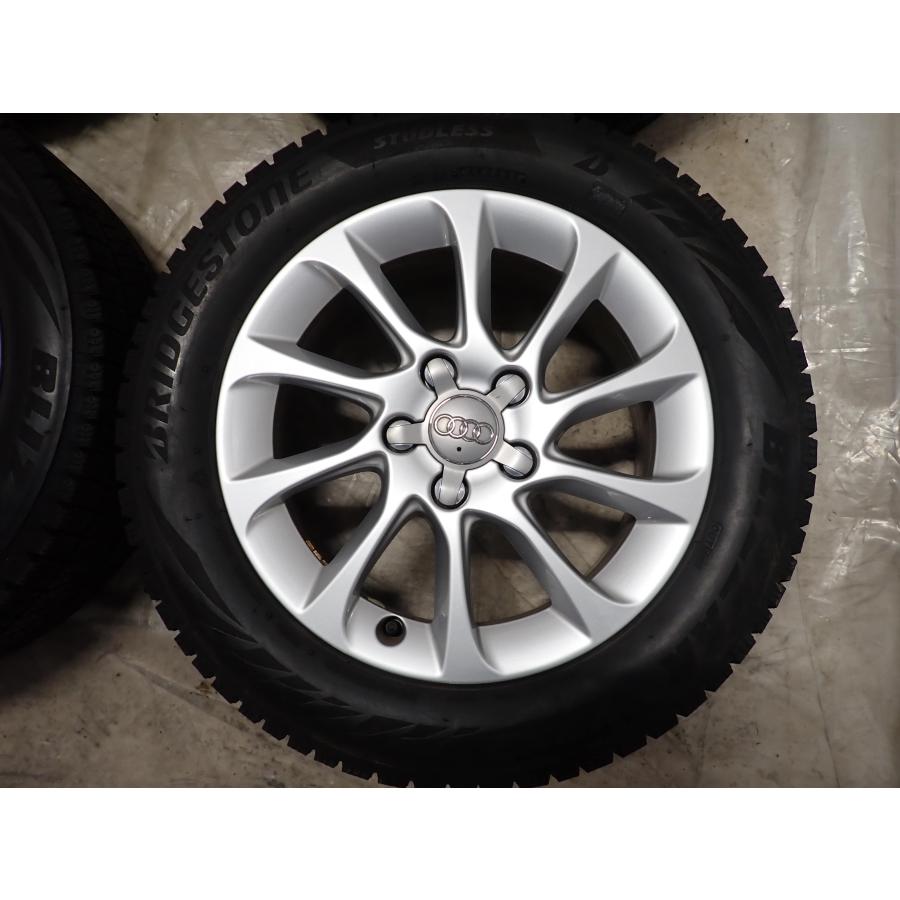 冬4本SET 会社宛 送料無料 205/55R16×6.5J 91Q ブリヂストン ブリザック VRX2 2021年製 アウディ純正 アルミ A3 店頭交換OK 特価 NO,W2359の画像
