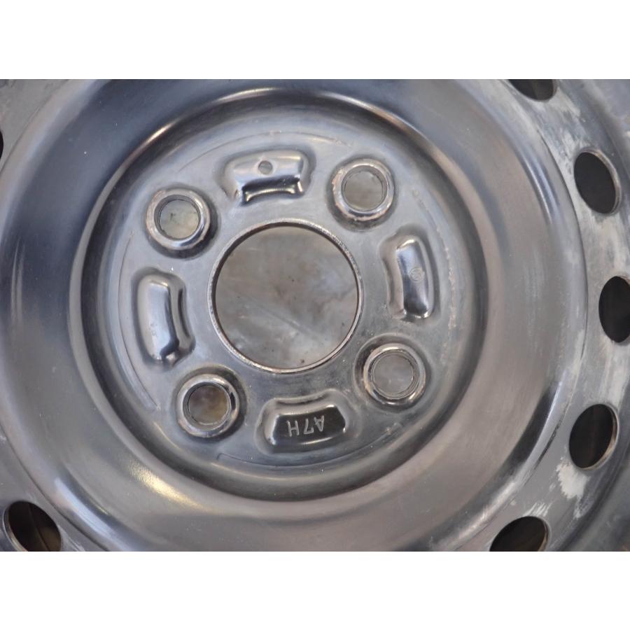 冬4本SET 会社宛 送料無料 155/65R14×4.5J 75Q ブリヂストン ブリザック VRX2 2022年製 スチール ムーヴ ワゴンR タント ミラ NO,W2568の画像