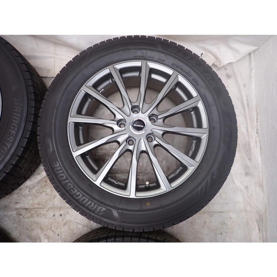 冬4本SET 会社宛 送料無料 215/60R17×7J 96Q ブリヂストン ブリザック WZ-1 2025年製 アルミ C-HR エスティマ エリシオン 特価 NO,W2569の画像