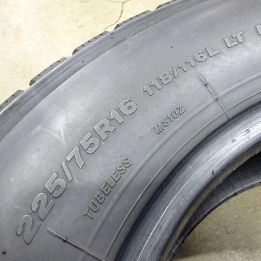225/75R16 118/116 LT サマータイヤ 2本SET ブリヂストン M810 
