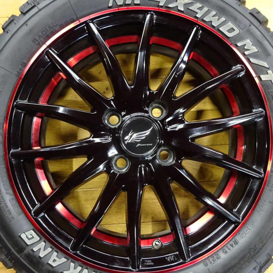 会社宛 送料無料 165/60R15×4.5J 77 サマータイヤ＆アルミ 4本SET 