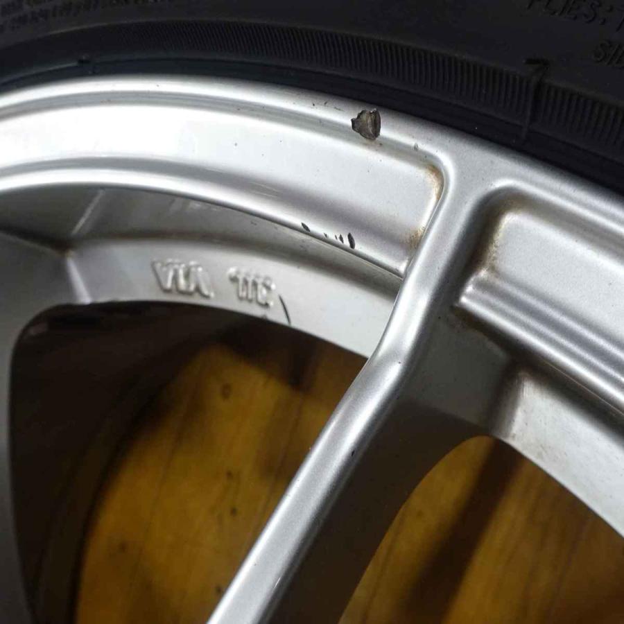 会社宛 送料無料 225/45R17×7.5J 94W サマータイヤ＆アルミ 4本SET