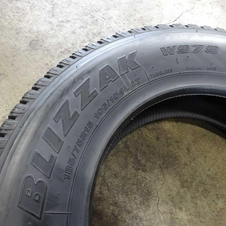 ブリザック 会社宛 送料無料 185/75R15 106/104 LT スタッドレスタイヤ