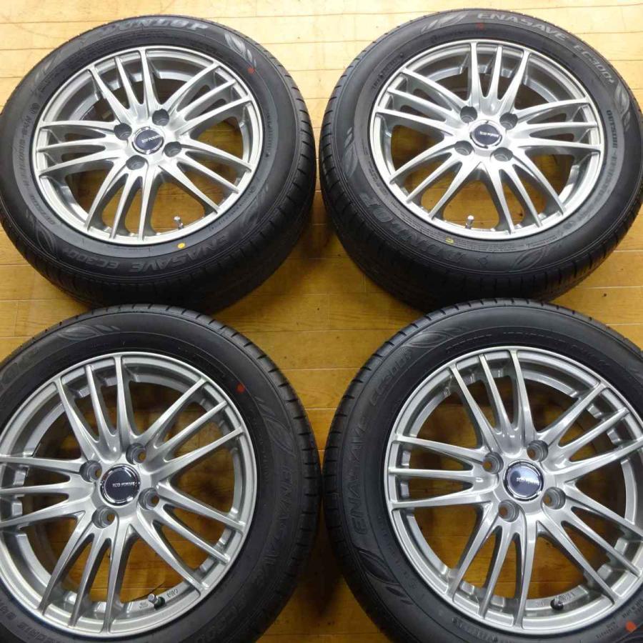エナセーブ 会社宛 送料無料 185/60R15×5.5J 84H サマータイヤ＆アルミ 