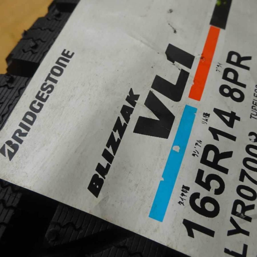 ブリザック 会社宛 送料無料 165R14 8PR LT スタッドレスタイヤ 4本SET