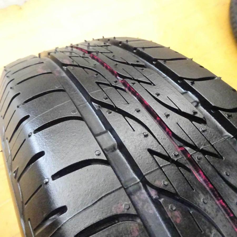 深溝・倉庫保管155/65R13 ブリヂストン ネクストリー アルミセット 4本 NEXTRY 夏 新品 2022年製 4本SET 会社宛 送料無料 155/65R13×4J 73S