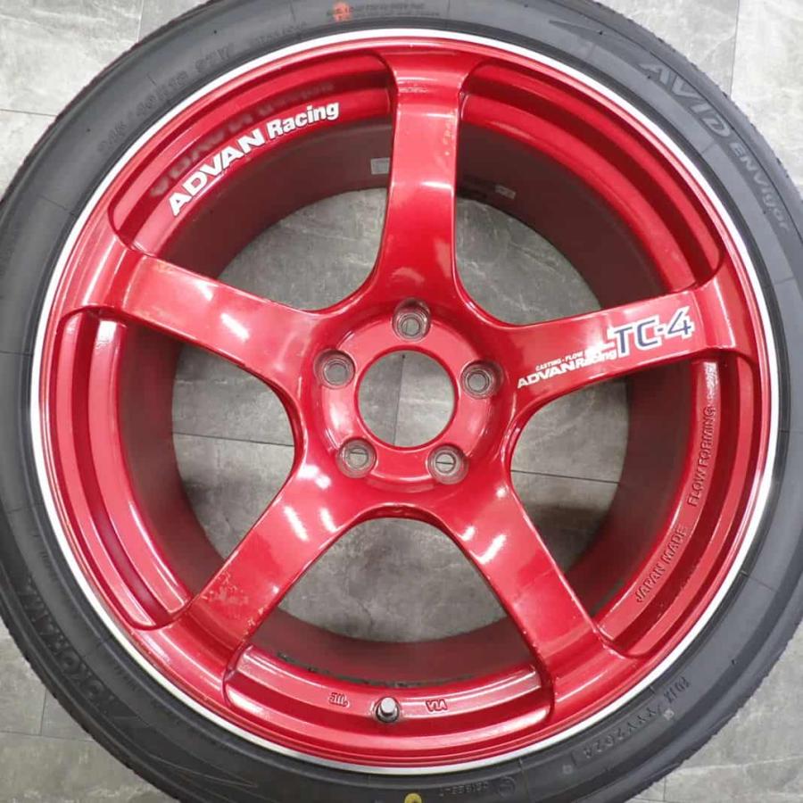 夏4本SET 会社宛 送料無料 245/40R18×9.5J 97W ヨコハマ AVID ENVigor