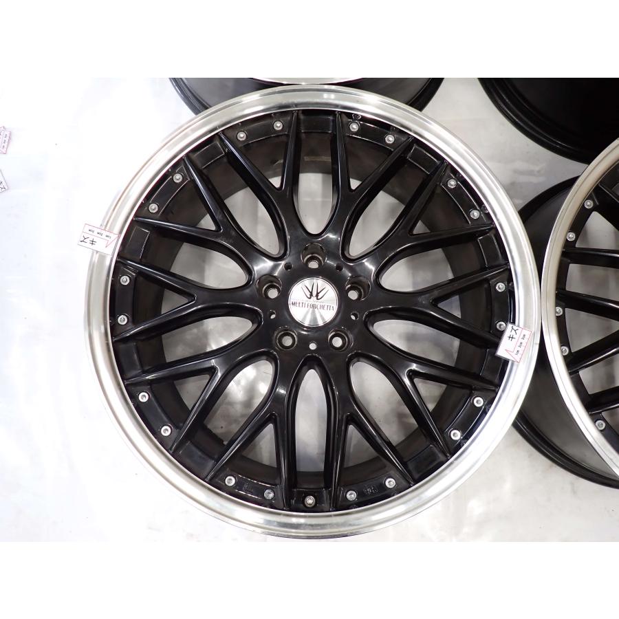 マルチフォルケッタ 8J 5H/114.3 225/45R18 4本SET 会社宛 送料無料 20×8J ロクサーニ マルチフォルケッタ アルミ