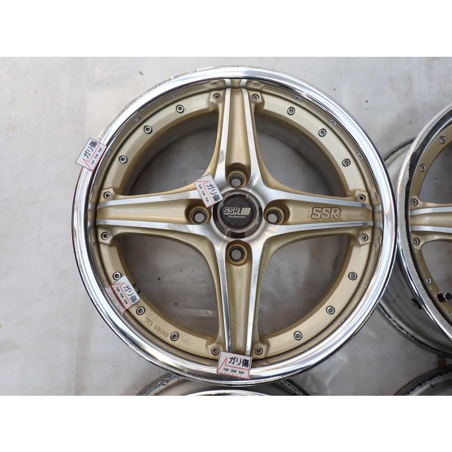 4本SET 会社宛 送料無料 15×5.5J SSR SP2-R アルミ 4穴 PCD 100mm +45 