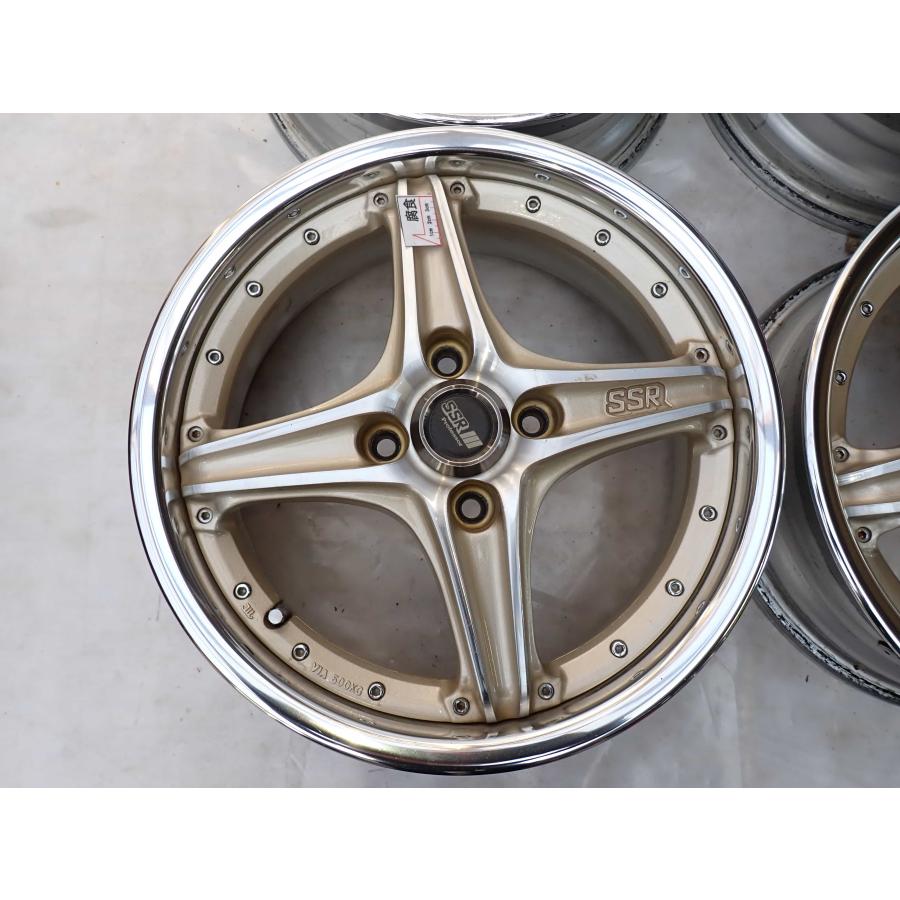 4本SET 会社宛 送料無料 15×5.5J SSR SP2-R アルミ 4穴 PCD 100mm +45