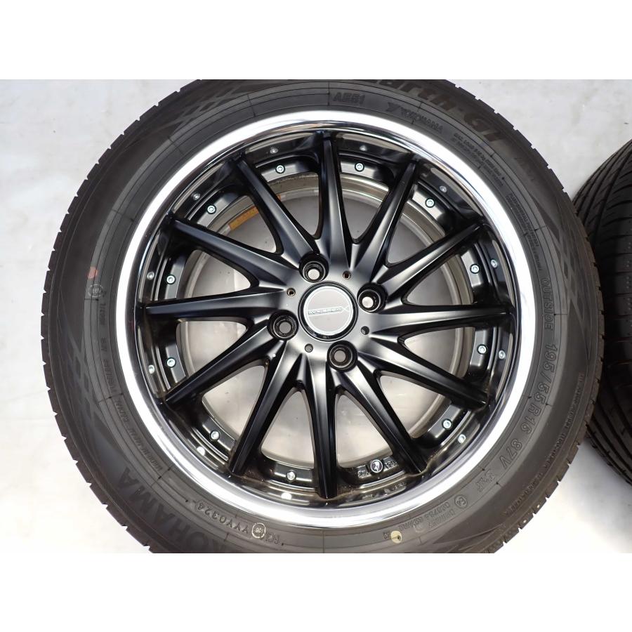 BluEarth 夏4本SET 会社宛送料無料 195/55R16×7J 87V ヨコハマ ブルー 