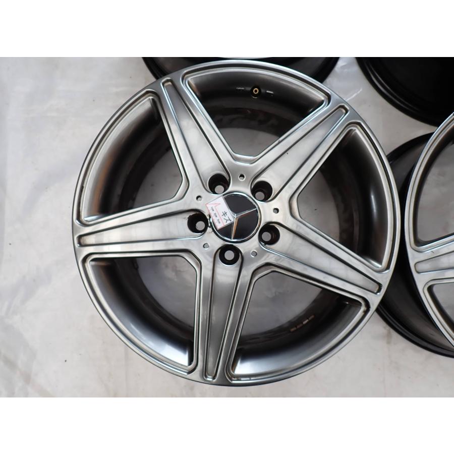 4本SET 会社宛 送料無料 17×7.5J ベンツ 純正風 アルミ 5穴 PCD 112mm