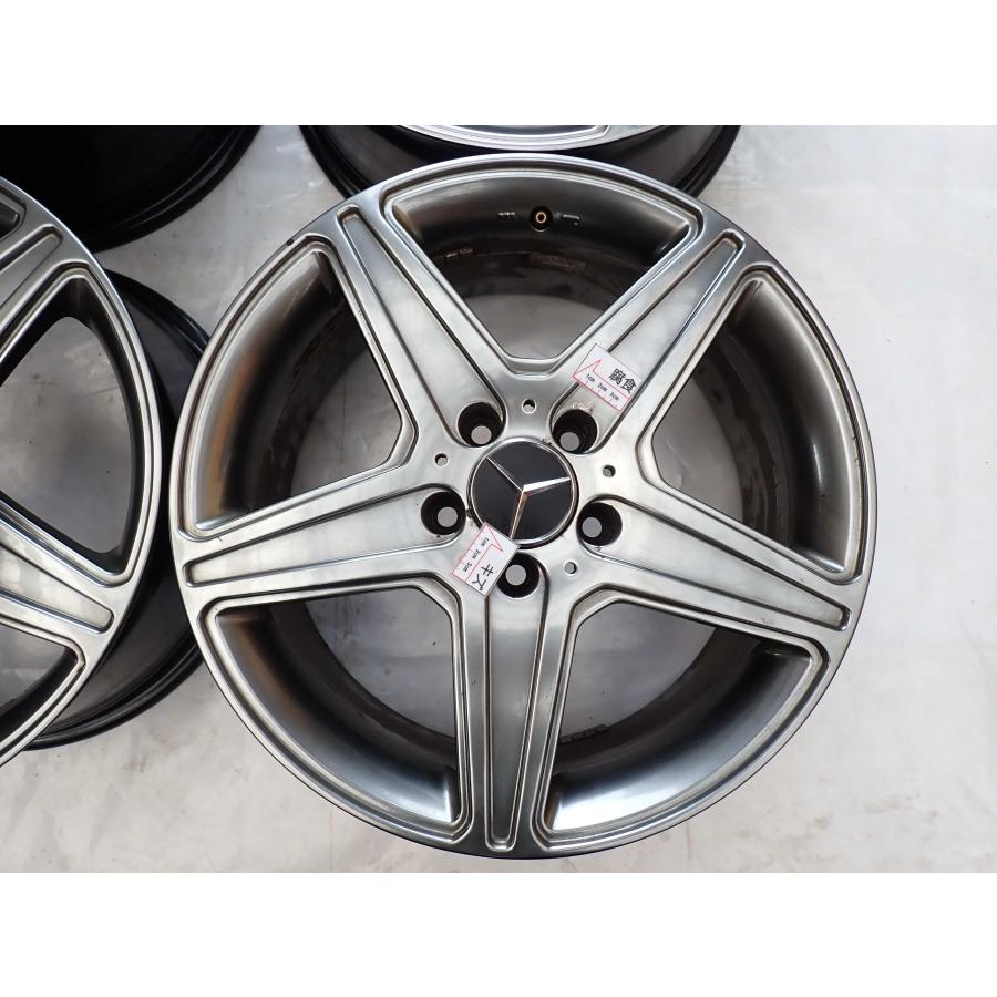4本SET 会社宛 送料無料 17×7.5J ベンツ 純正風 アルミ 5穴 PCD 112mm