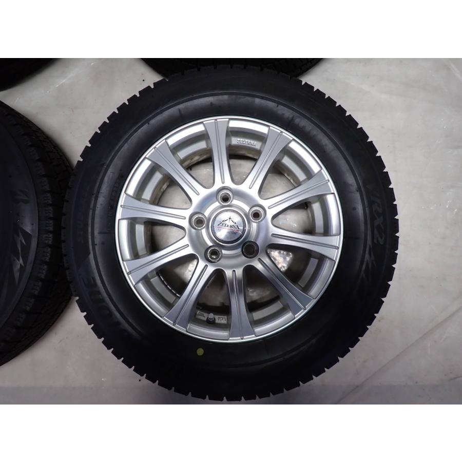 ブリザック VRX2 冬4本SET 会社宛 送料無料 195/65R15×6J 91Q