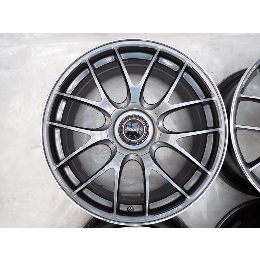 4本 会社宛 送料無料 19×8.5J RAYS レイズ ボルクレーシング VR G27 FORGED 鍛造アルミ 5穴 PCD 114.3 +45 GRヤリス FD シビック NO,Y0957の画像