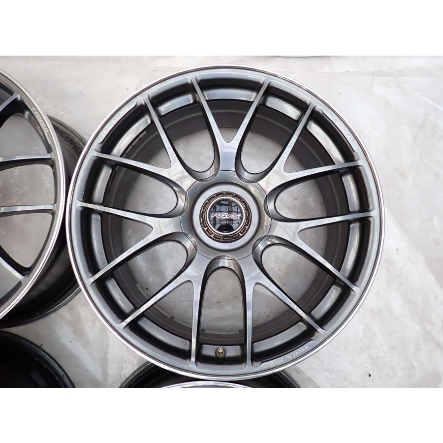 4本 会社宛 送料無料 19×8.5J RAYS レイズ ボルクレーシング VR G27 FORGED 鍛造アルミ 5穴 PCD 114.3 +45 GRヤリス FD シビック NO,Y0957の画像