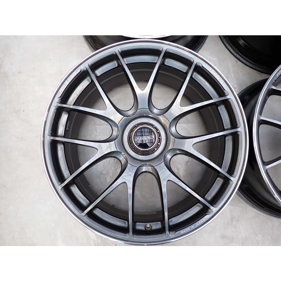 4本 会社宛 送料無料 19×8.5J RAYS レイズ ボルクレーシング VR G27 FORGED 鍛造アルミ 5穴 PCD 114.3 +45 GRヤリス FD シビック NO,Y0957の画像