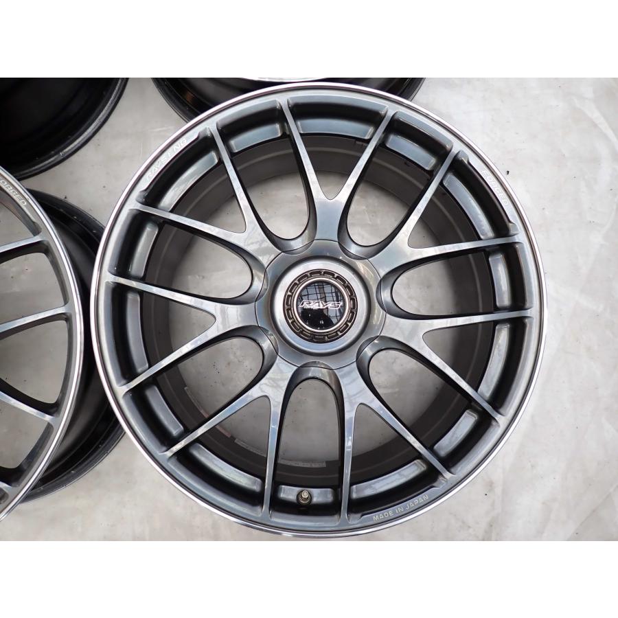 4本 会社宛 送料無料 19×8.5J RAYS レイズ ボルクレーシング VR G27 FORGED 鍛造アルミ 5穴 PCD 114.3 +45 GRヤリス FD シビック NO,Y0957の画像