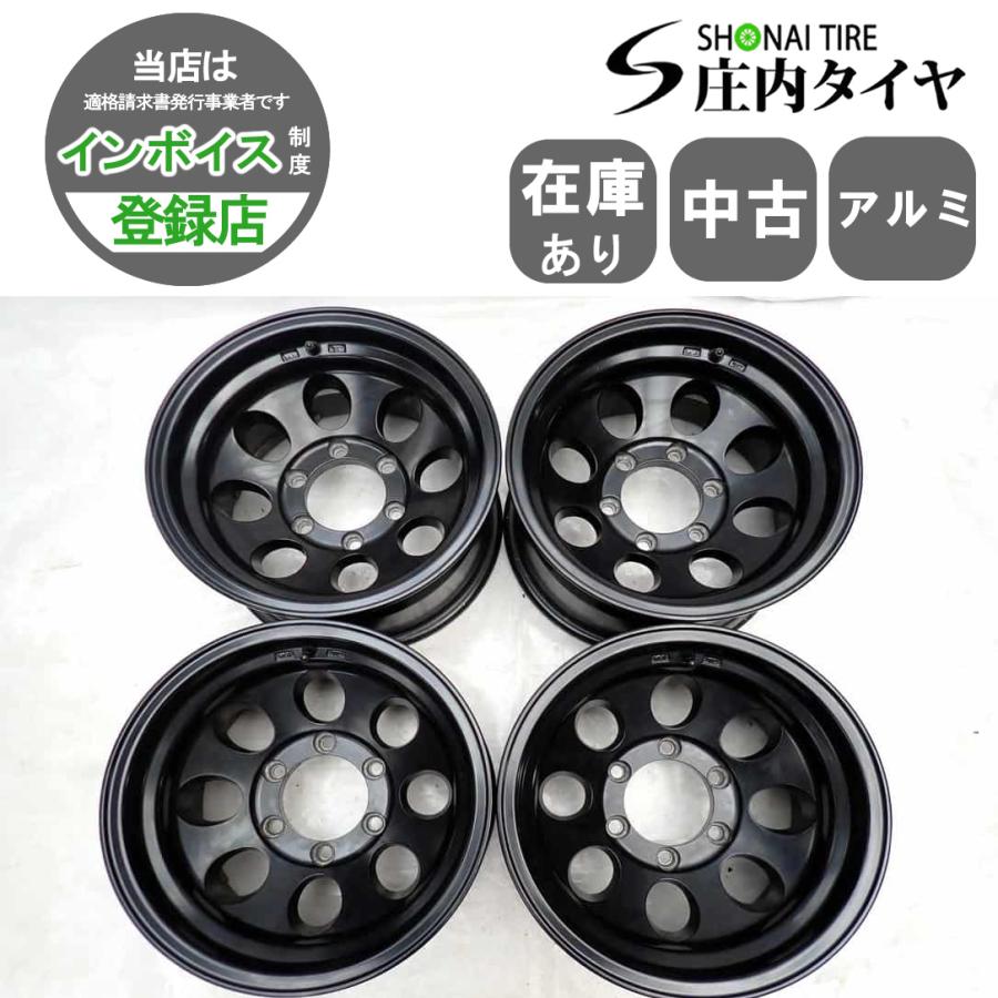 4本 会社宛 送料無料 15×8J JIM LINE ジムライン タイプ2 アルミ 6穴 