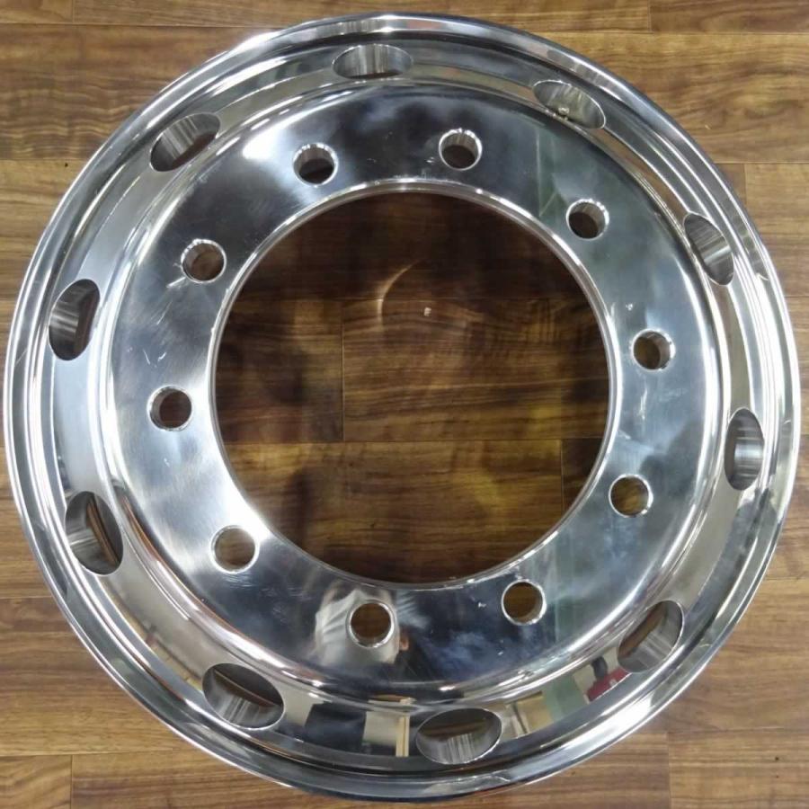 大型 高床 Shone製 FORGED トラックアルミホイール 22.5×8.25 ISO規格 