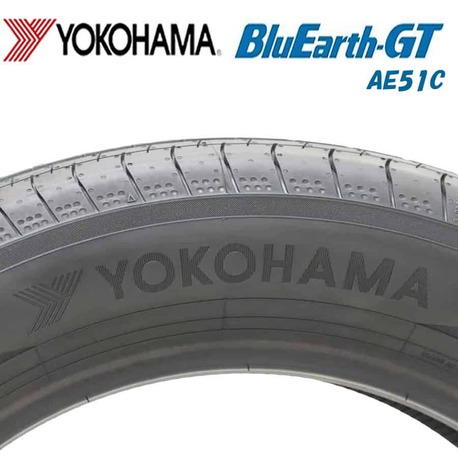 2024年製 新品 4本価格 会社宛送料無料 205/60R16 92H 夏 ヨコハマ BluEarth-GT ブルーアース AE51C ノア VOXY ステップワゴン NO,YN1644の画像