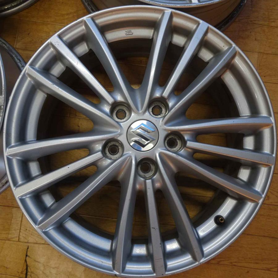 4本SET 会社宛 送料無料 17×6.5J スズキ 純正 アルミ 5穴 PCD 114.3mm
