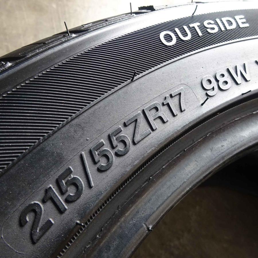 夏4本SET 会社宛 送料無料 215/55ZR17 98W centara VANTI HP 2021年