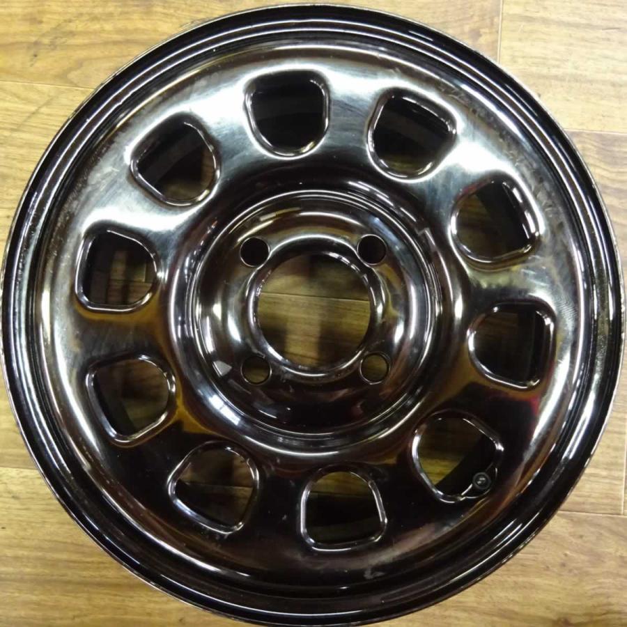 新品 軽自動車用 デイトナ ブラッククローム スチールホイール 13×4.5J