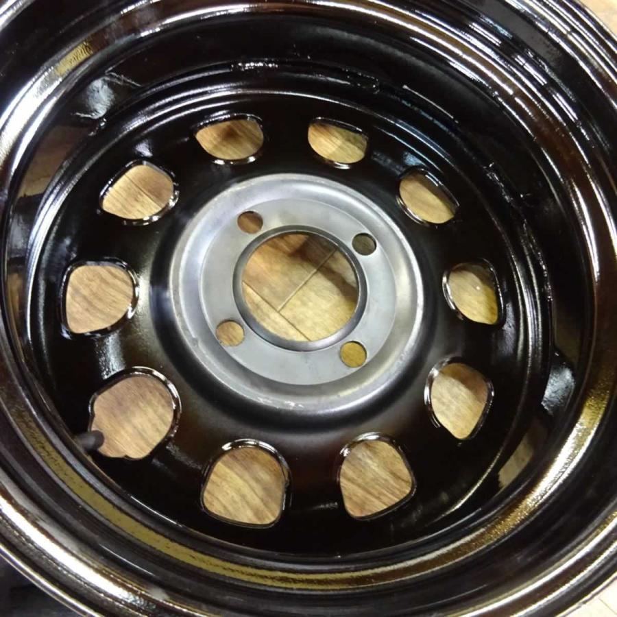 新品 軽自動車用 デイトナ ブラッククローム スチールホイール 13×4.5J