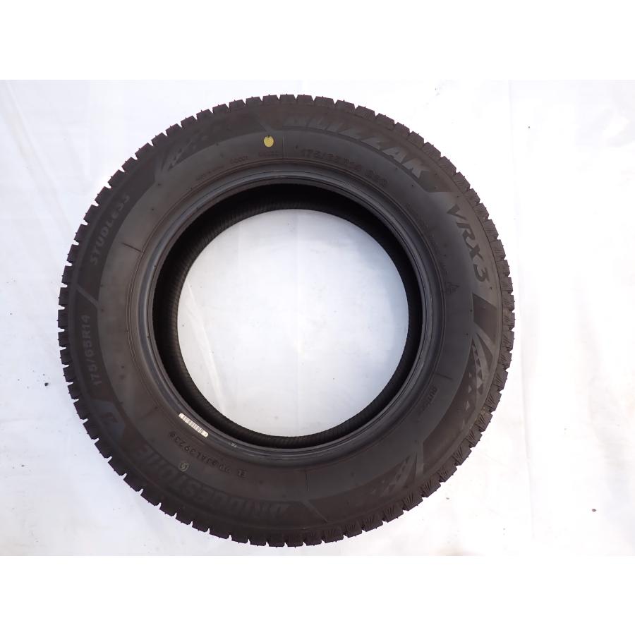 送料込4本2023年製8部山前後BSスタッドレスアルミセット 175/65R14 BRIDGESTONE（ブリヂストン） 冬4本SET 会社宛送料無料 175/65R14 82Q