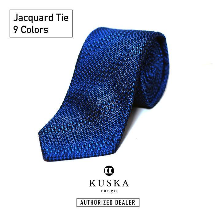 数量限定 ラッピング無料 Kuska クスカ 全９色 無地ジャカード柄ネクタイ 手織り 丹後 シルク ネクタイ 父の日 ギフト プレゼント 贈り物 魅了 Aleefsurgical Com