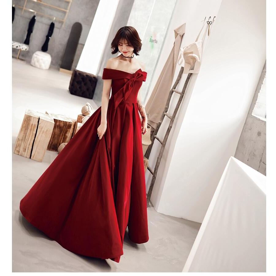 通販限定 ウエディングドレス パーティードレス オフショルダー ロングドレス 結婚式ドレス カラードレス 30代40代 お呼ばれ 食事会 二次会 披露宴 卒業式 成人式 謝恩会 期間限定価格 Scady Cl
