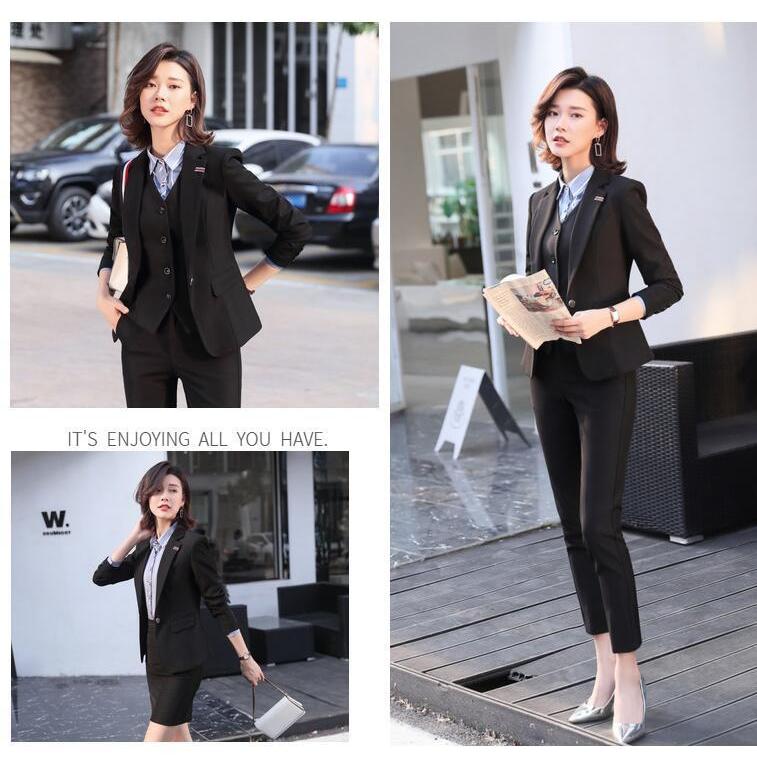 スーツレディース 5点セット ベスト付きスーツ ビジネススーツ セットアップスーツ フォーマルスーツ 通勤 Ol オフィス パンツスーツ 就活 面接 大きいサイズ 15 Fastfast 通販 Yahoo ショッピング