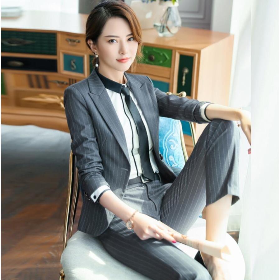 リクルートスーツ ストライプ パンツスーツ レディース2点セット 30代 40代 結婚式 スカートスーツ 大きいサイズ お洒落 発表会 お宮参り 入学式 卒業式 通勤 Ol 0407 41 Fastfast 通販 Yahoo ショッピング